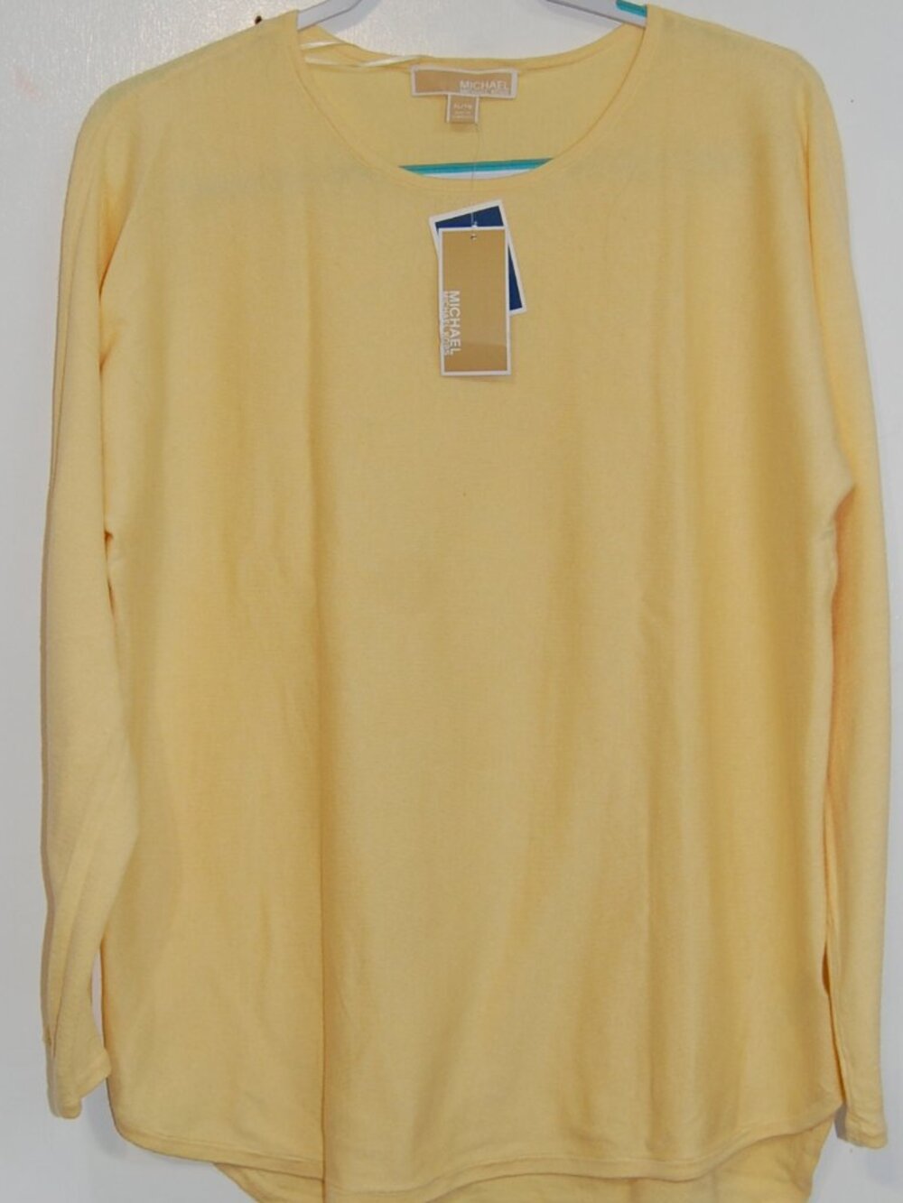 Michael Kors, NWT, pale yellow sweater